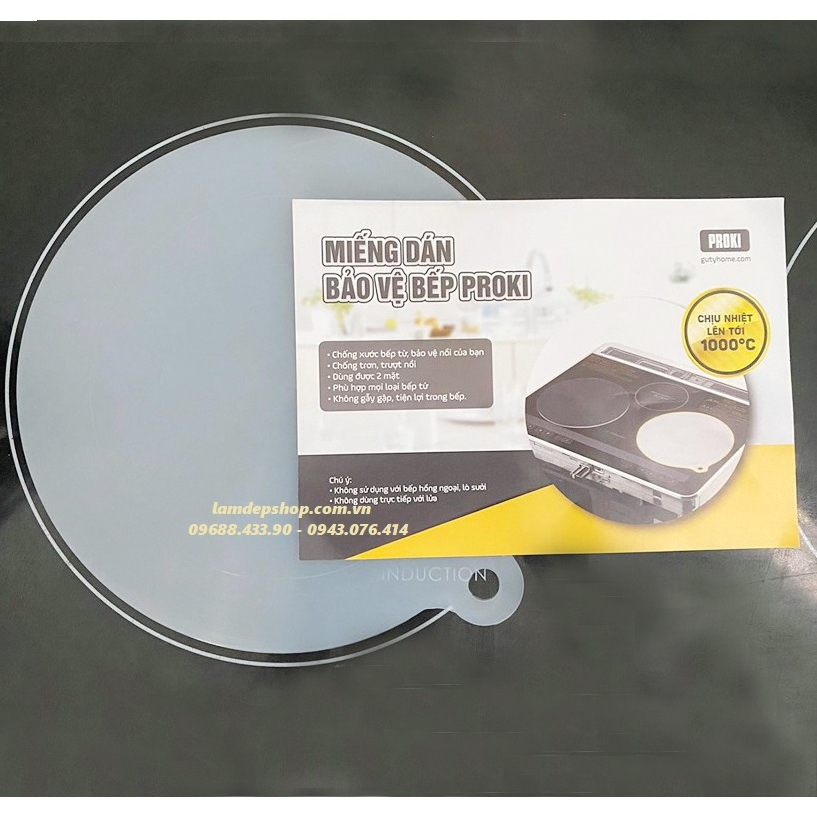 Miếng lót bếp từ silicone Proki cao cấp chống trầy xước bếp - VTM