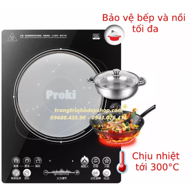 Miếng lót bếp từ silicone Proki cao cấp chống trầy xước bếp - VTM