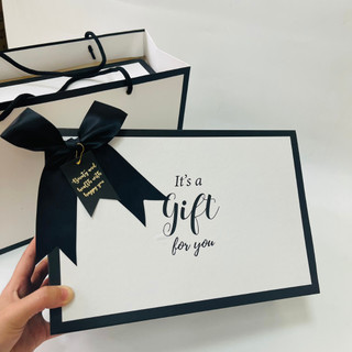 (30*20*11cm) Hộp Quà Gift Fou You Kèm Nơ, Kèm Phụ Kiện Sang Trọng, Hộp Quà Tặng Người Yêu, Hộp Quà Sinh Nhật