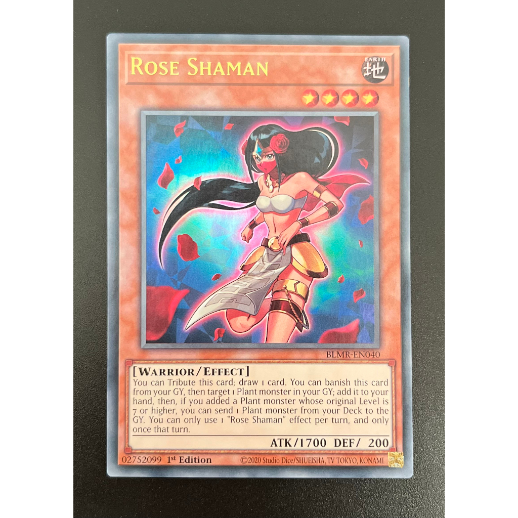 [Thẻ bài Yugioh][TCGUK][BLMREN040]Rose Shaman Ultra Rare Shopee