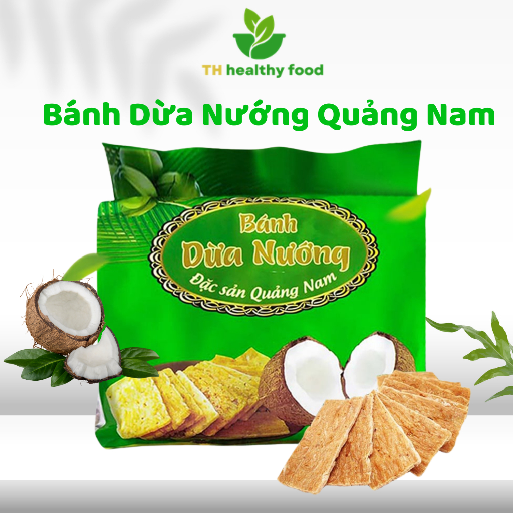 Bánh Dừa Nướng Quỳnh Trân Thơm Giòn, Bánh Dừa Nướng Quảng Nam 180g