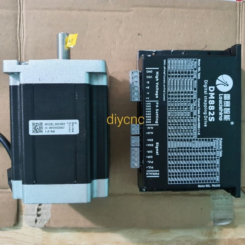 Bộ Step 86 Leadshine DM882S và 86CM85 (80VDC - 8,2A lực 8,5 N.m ...