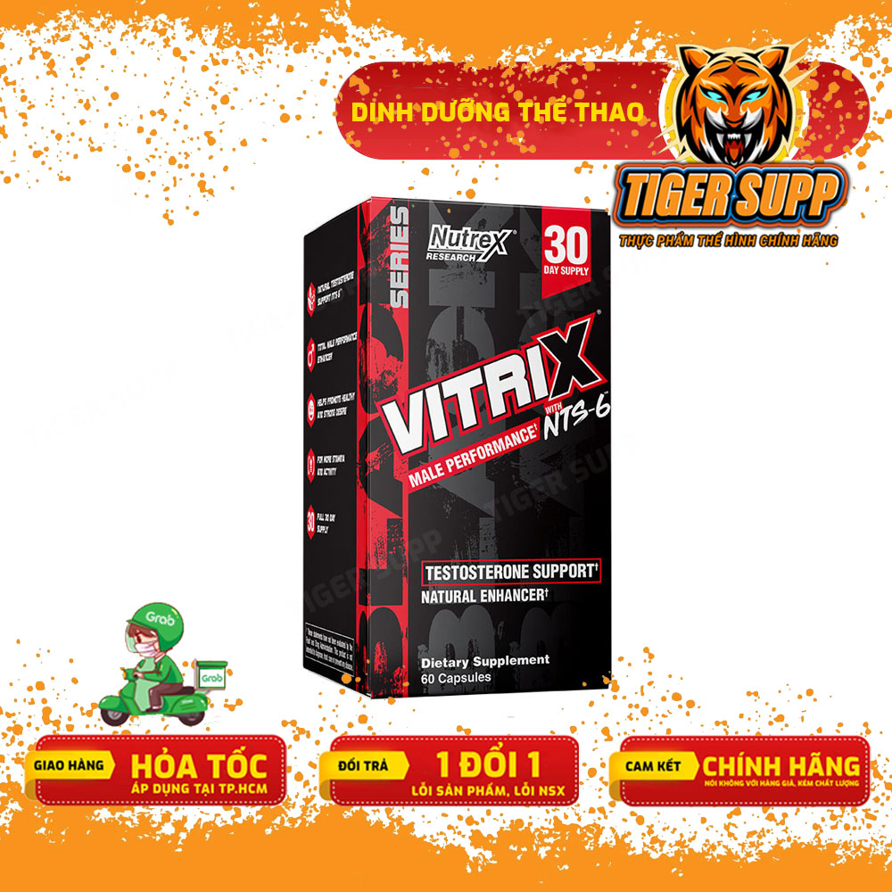 Nutrex Vitrix - Bí quyết giữ lửa đam mê cho phái mạnh 60 Viên
