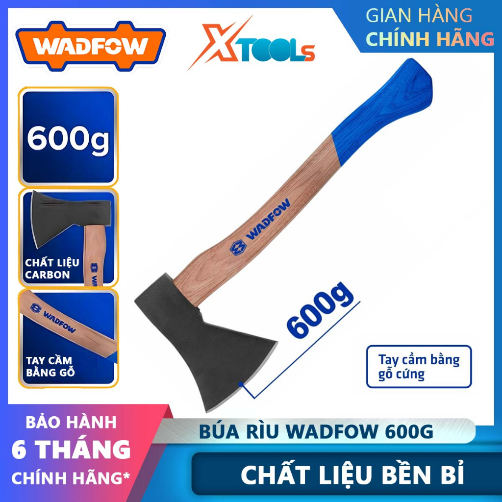 Búa rìu WADFOW chất liệu carbon tay cầm cán gỗ trọng lượng 600-1250g ...