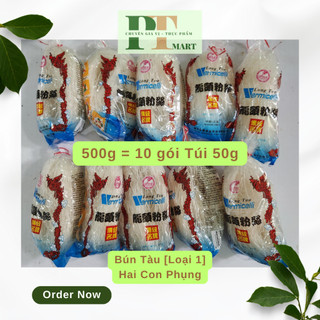 [Loại 1] 500g Bún tàu khô (Miến khô) vermicelli Shuangta xào chay, hải sản, nấu canh