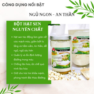 Bột Hạt Sen Nguyên Chất Senfarm - Không đường