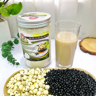 Bột Hạt Sen, Đậu Đen Xanh Lòng nguyên chất Senfarm - Không đường