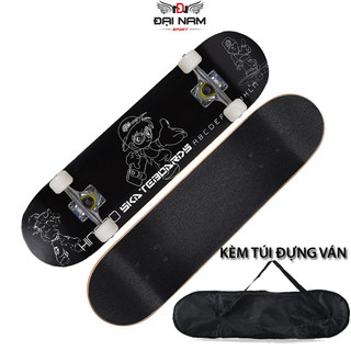 Ván Trượt Thể Thao Mặt Nhám DNS03 Kích Thước 80cm  Đại Nam Sport Chịu Lực 120kg + Kèm Túi Đựng Ván