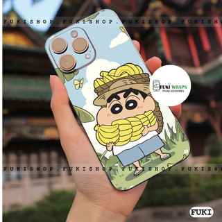 Tấm dán Skin Mặt Sau Shin Chuối FULL VIỀN 14 pro max , 13 pro max ,12 pro max , 11 pro max , xs max - FukiShop
