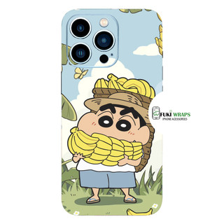 Tấm dán Skin Mặt Sau Shin Chuối FULL VIỀN 14 pro max , 13 pro max ,12 pro max , 11 pro max , xs max - FukiShop