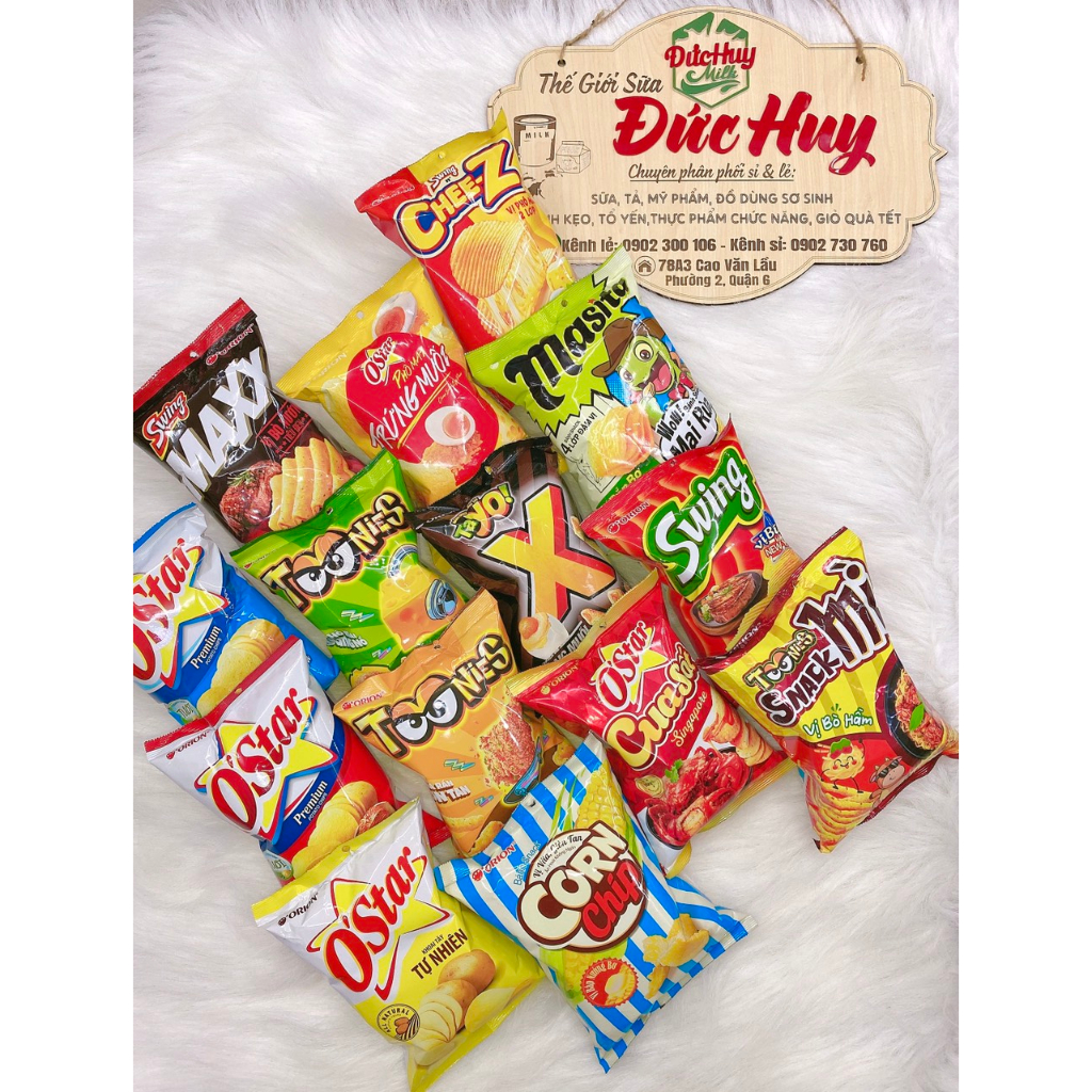 Bánh Snack Oishi nhiều loại và đủ vị | Shopee Việt Nam
