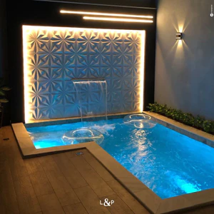 Máng tạo thác nước hồ cá, bể bơi