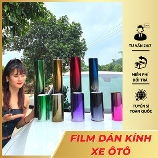 Film cách nhiệt chống nắng ngày hè cho ô tô xe tải, khổ 50cm dán 2 bên cửa