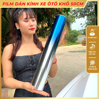 Film cách nhiệt chống nắng ngày hè cho ô tô xe tải, khổ 50cm dán 2 bên cửa