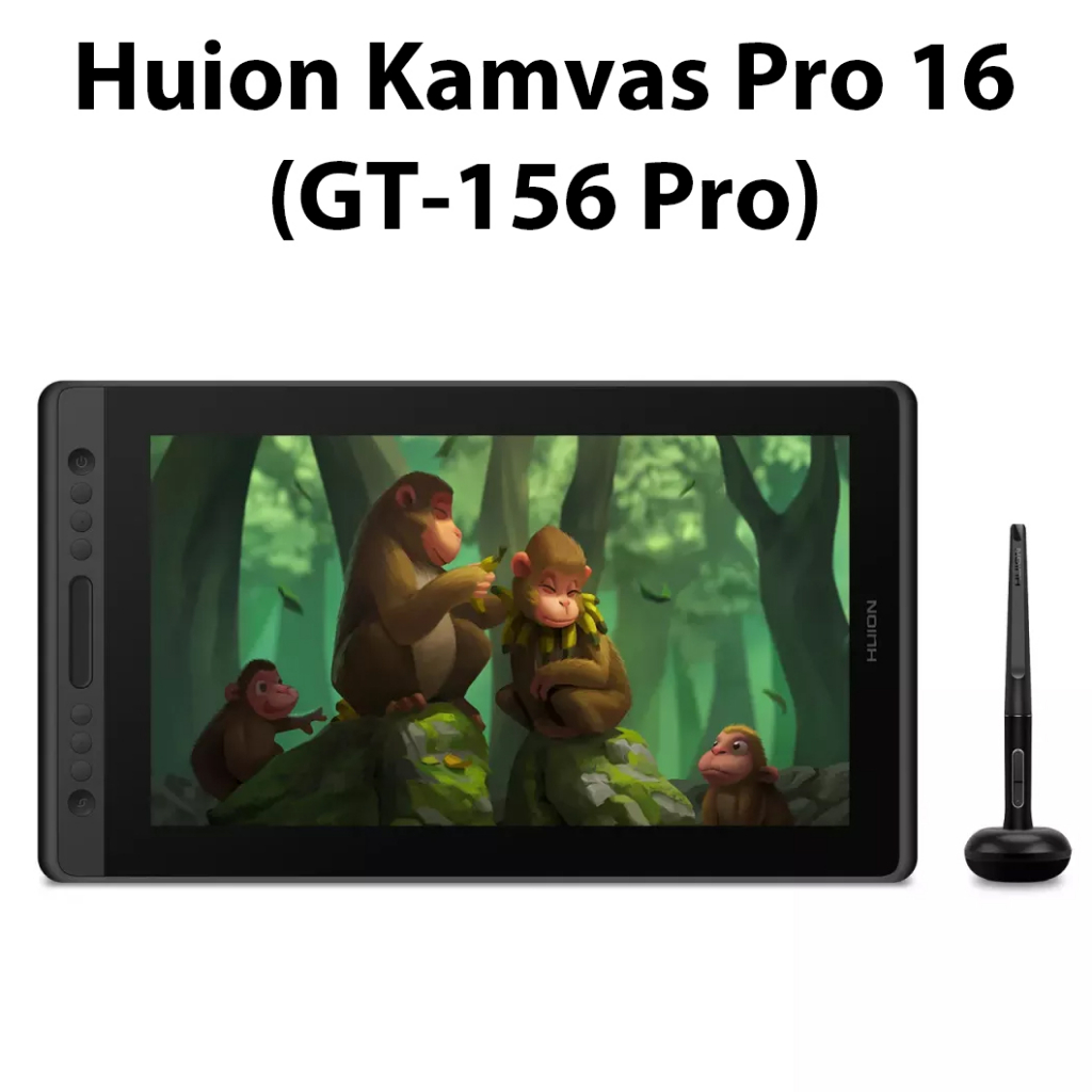 HUION Kamvas Pro 16 (GT-156) 液晶ペンタブレット Kamvas Pro 16 Graphic 15.6-inch Drawing Pen Display | Huion