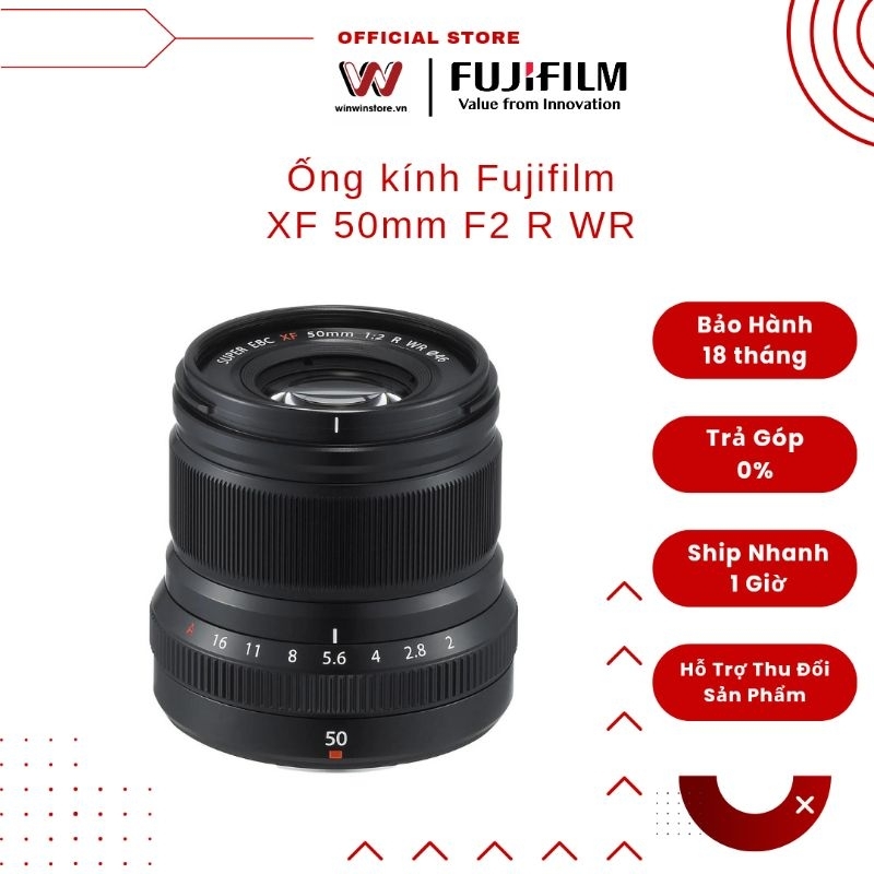 Fujifilm XF 50mm l XF50 l XF50mm F2 WR - Hàng chính hãng | Shopee Việt Nam