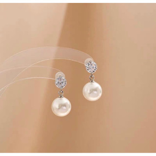 Khuyên tai bạc nữ LoPa dáng nụ đá hat chai nhẹ nhàng xinh xắn