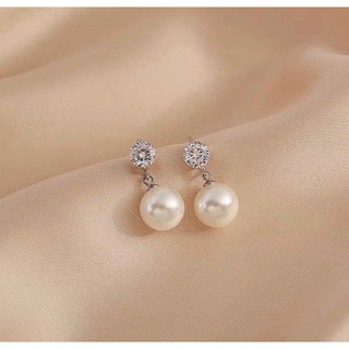 Khuyên tai bạc nữ LoPa dáng nụ đá hat chai nhẹ nhàng xinh xắn