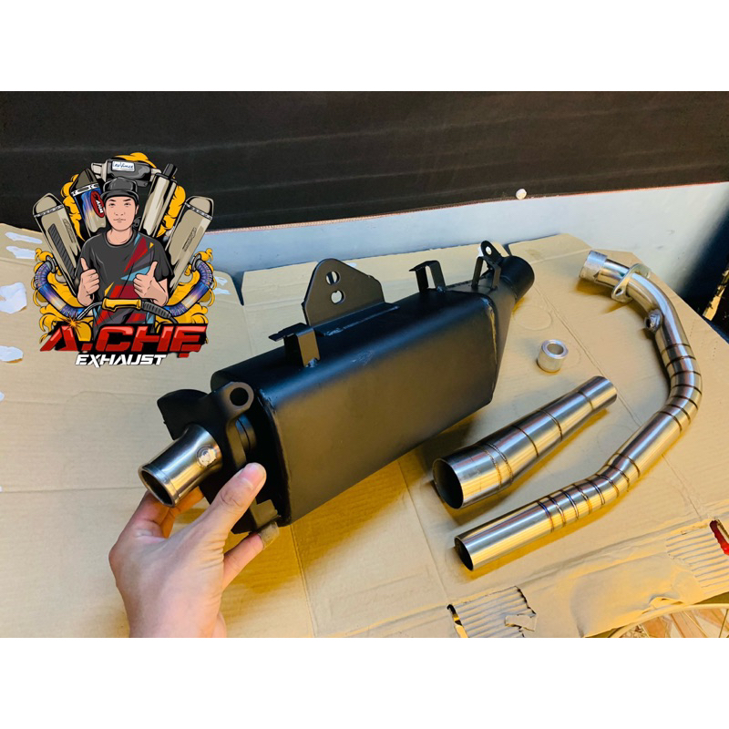 Pô Móc Winner X Nhét cổ Tăng 2 Khúc Inox304 Sử dụng Winer Sonic Raider ...