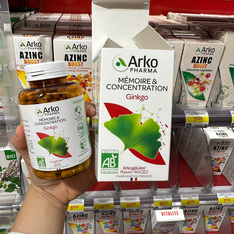 Hộp 150 viên Ginkgo Arkopharma | Shopee Việt Nam