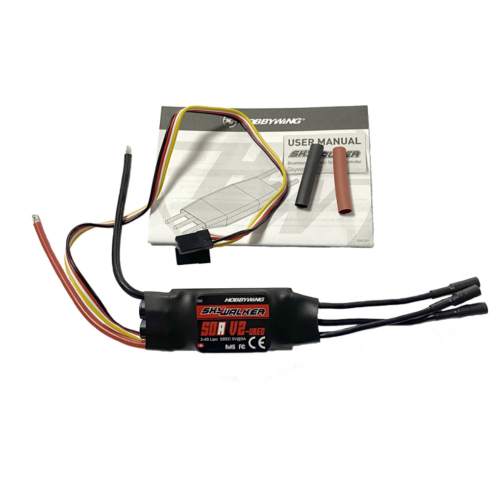 Hobbywing Skywalker 50A V2 ESC không chổi than hỗ trợ