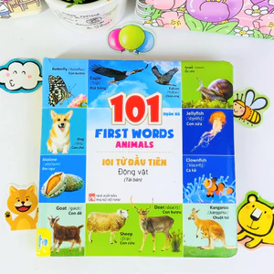Sách - 101 First Words - 101 Từ đầu tiên - Song ngữ Anh - Việt - ndbooks
