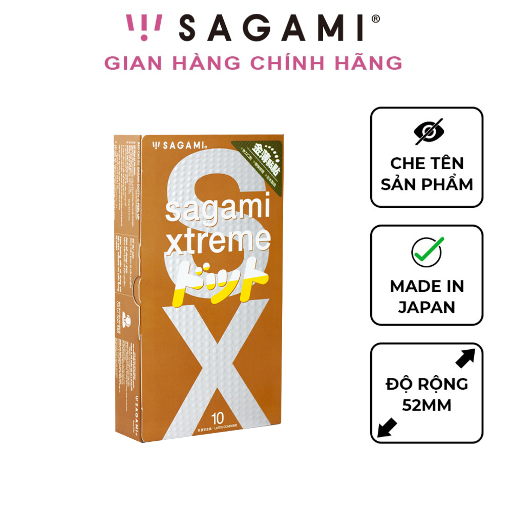 Ảnh Bao cao su Sagami Feel Up bcs gai nhỏ hộp 10 chiếc 1