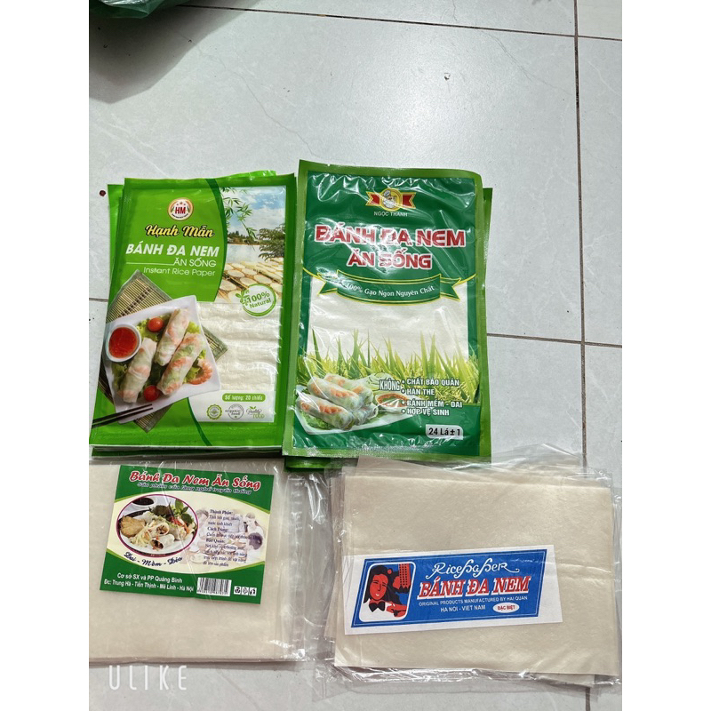 Bánh đa nem cuốn gỏi ăn sống - Vỏ nem ăn sống đủ loại | Shopee Việt Nam