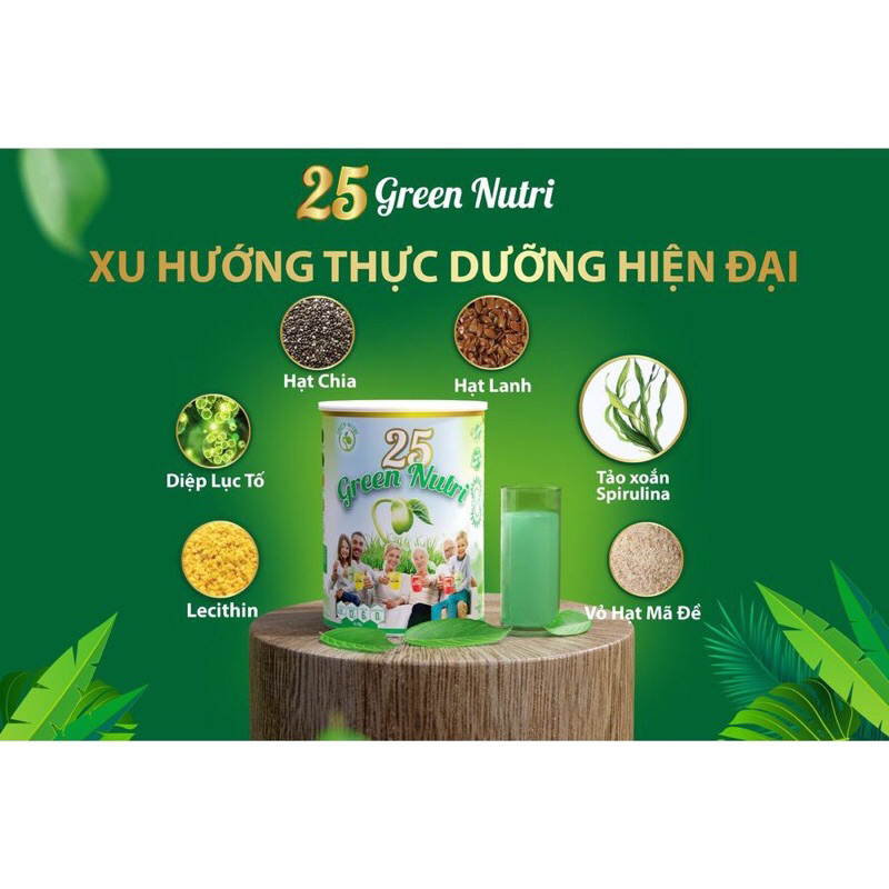 Sữa hạt 25 Green Nutri nhập khẩu 750g - DINH DƯỠNG cả gia đình