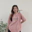 Áo thun form rộng YUSTUDIO 3158, áo thun chất cotton khô basic unisex nữ mẫu chữ If ToDay Was