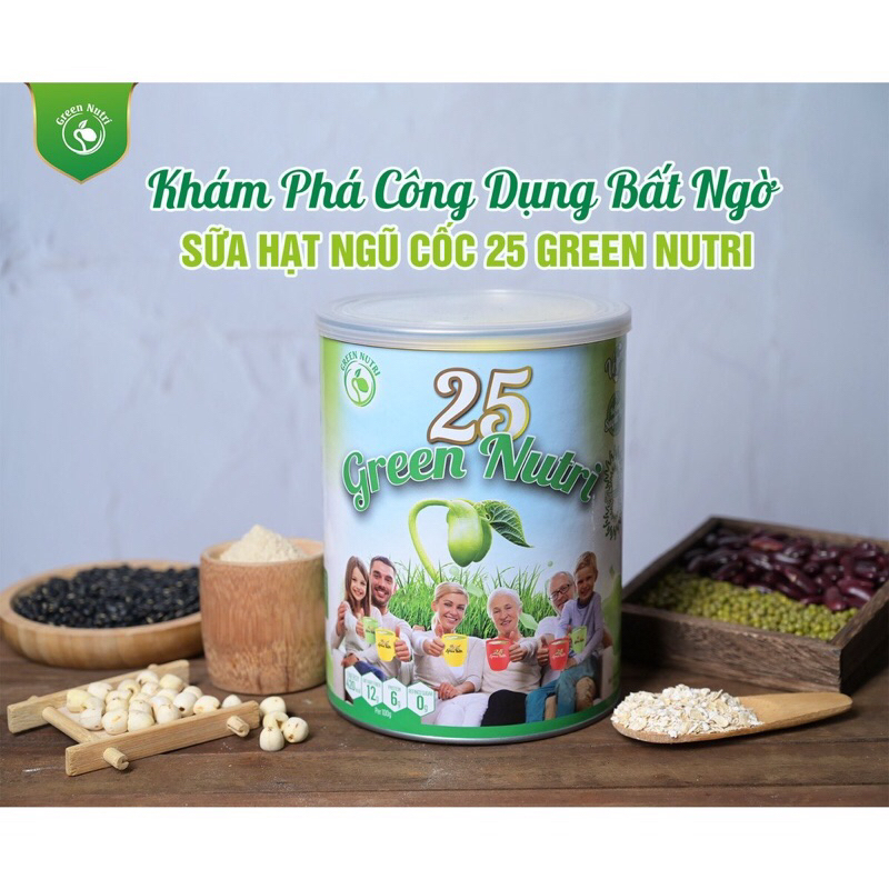 Sữa hạt 25 Green Nutri nhập khẩu 750g - DINH DƯỠNG cả gia đình