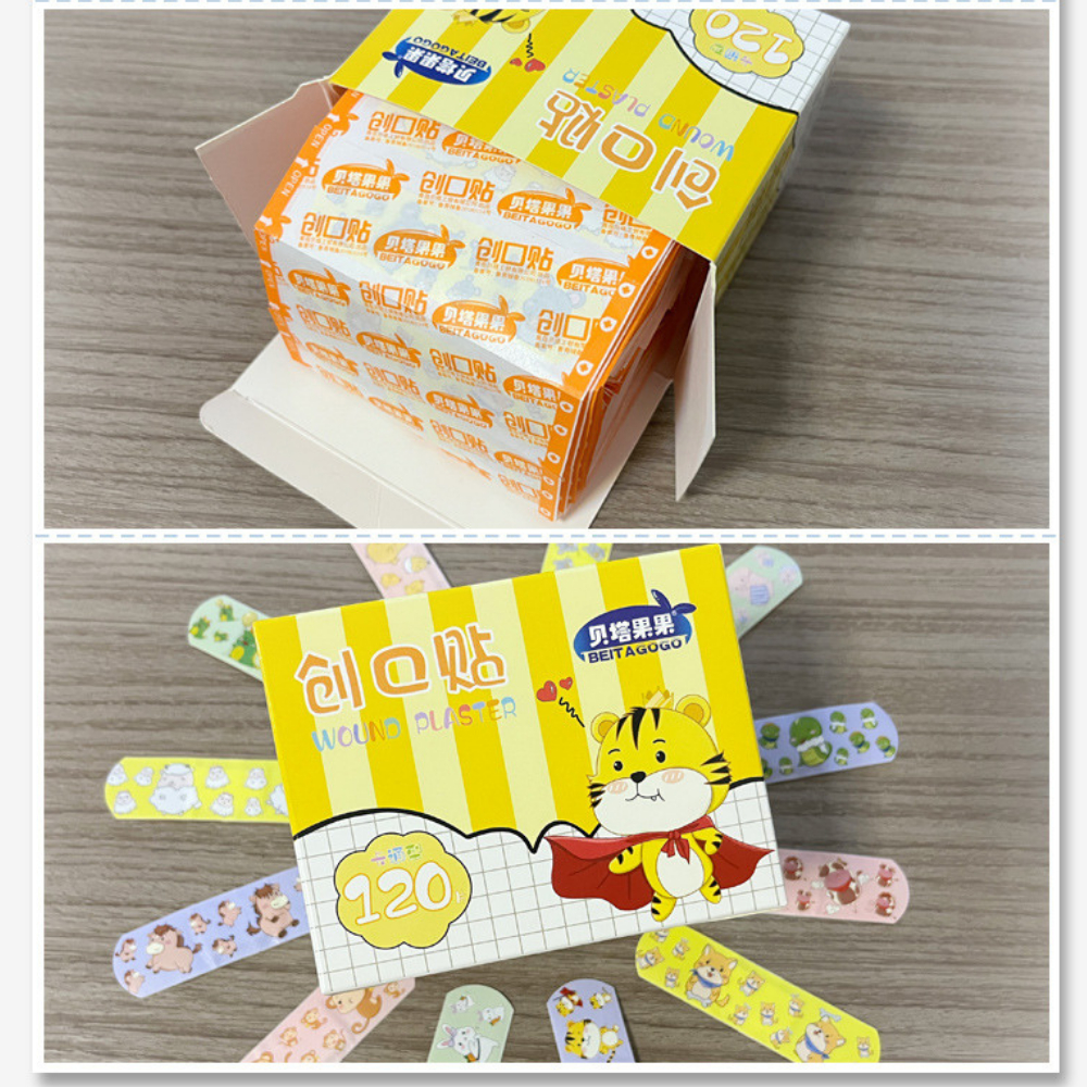 Hộp Băng Y Tế URGO Hoạt Hình Dễ Thương - Băng Cá Nhân Tránh Nhiễm Trùng An Toàn Tiện Lợi - BĂNG GÂU HỘP HỒNG LOẠI 1 XỊN