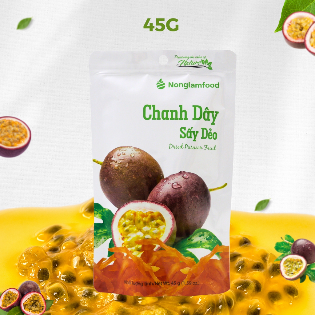 Chanh dây sấy dẻo  Nông Lâm Food hộp 145g