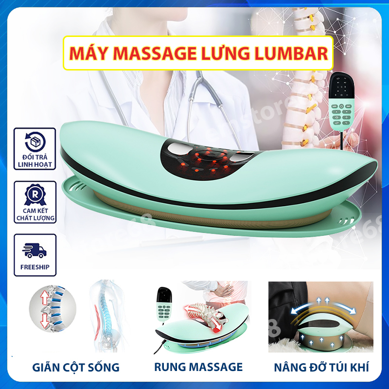 Máy Massage Lưng Thông Minh Lumbar Massager Máy Massage Cột Sống Thắt