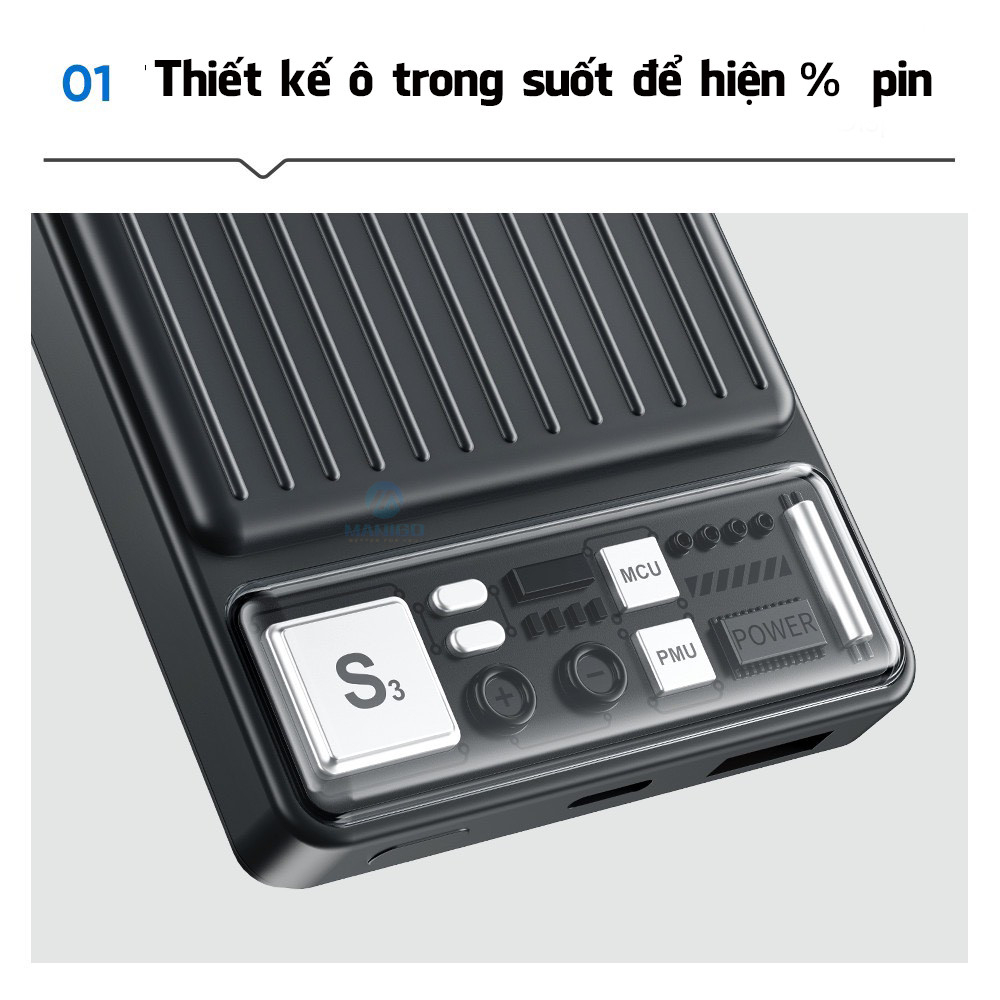 Ảnh Pin Sạc Dự Phòng Dòng Du Lịch Rockspace P91 Sạc Nhanh PD20W 10000mA Hàng chính hãng bảo hành 12 3