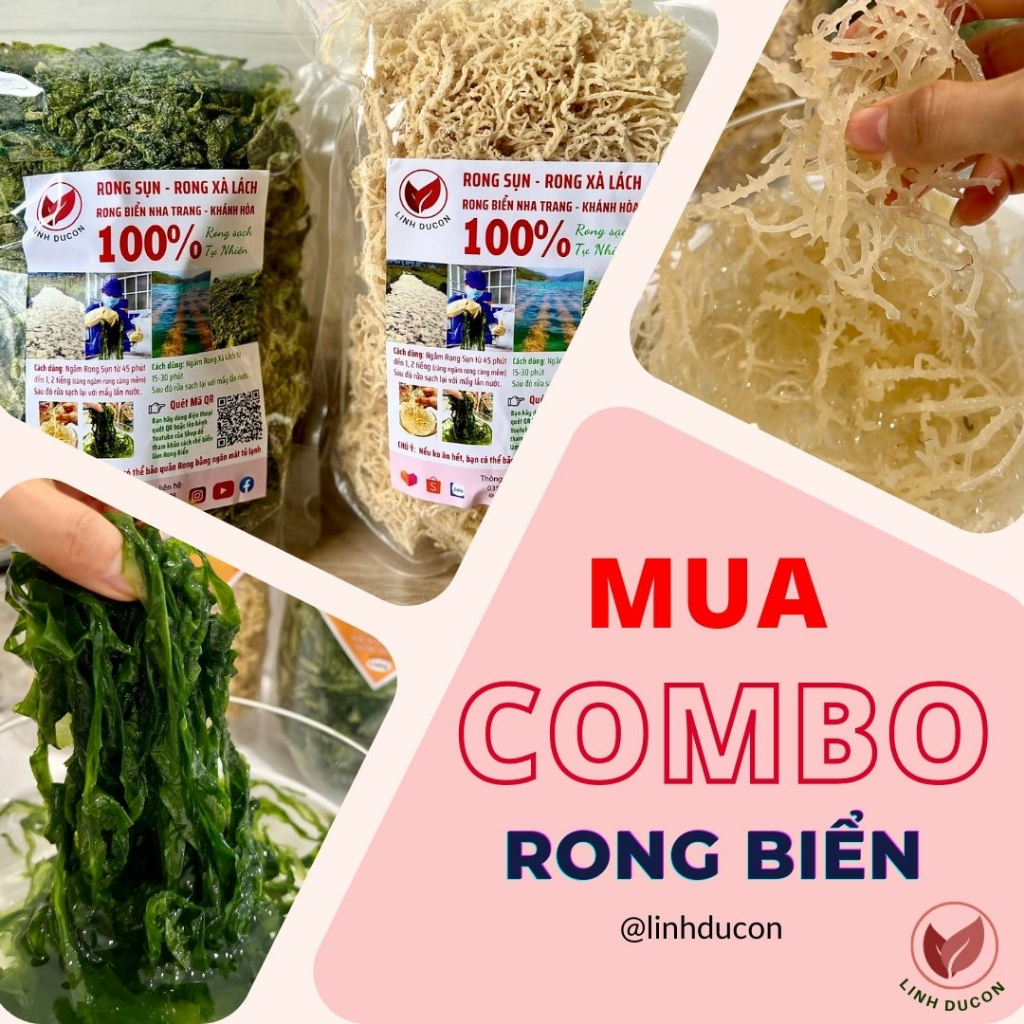 Combo Rong Sụn Khô và Rong Biển Xà Lách bổ máu, cải thiện tiêu hóa ...