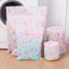 SET 5 TÚI LƯỚI GIẶT ĐA KÍCH THƯỚC,TÚI GIẶT HỌA TIẾT HÌNH HOA,Túi Đựng Quần Áo Bảo Vệ Vải Khi Giặt