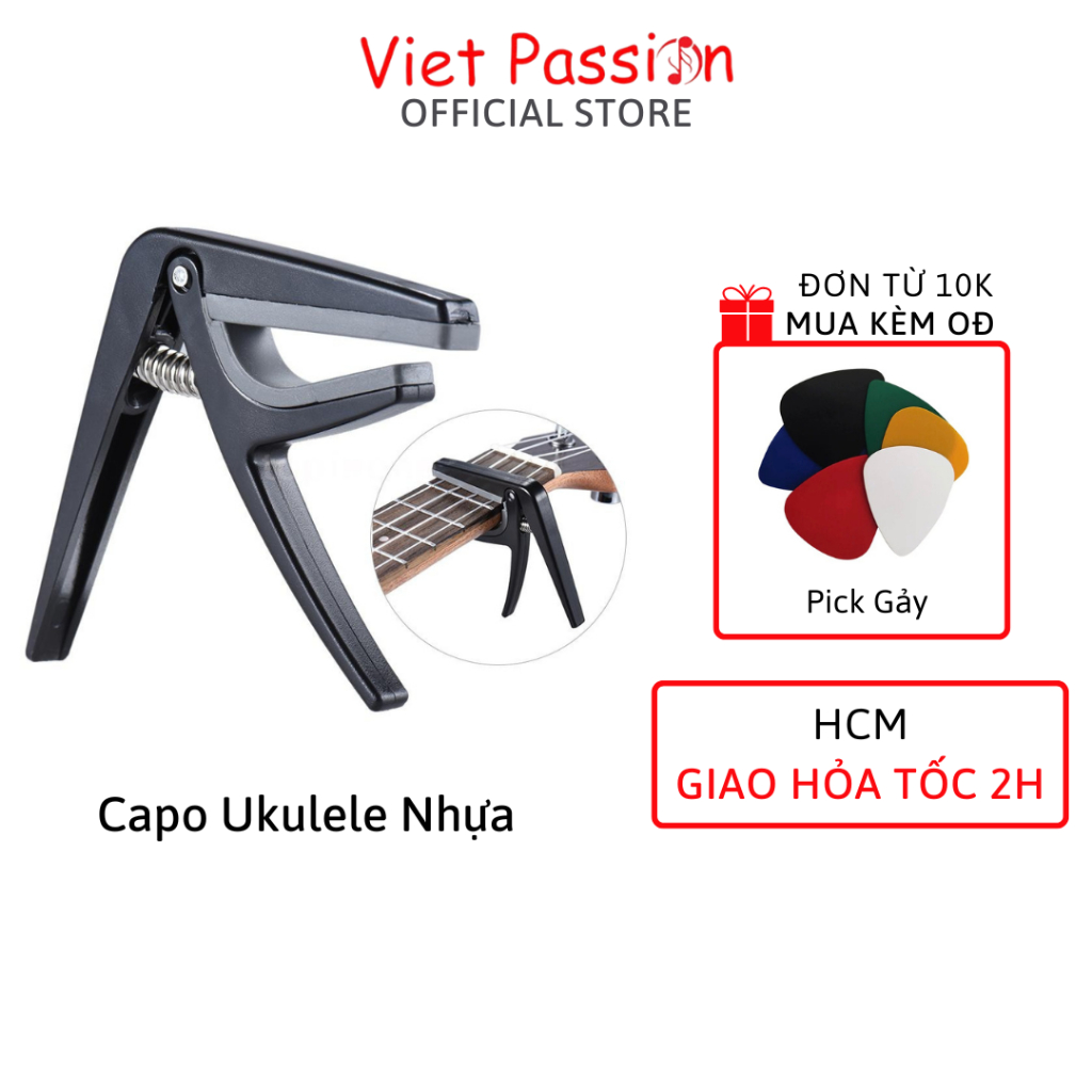 Capo cho đàn ukulele dành riêng đàn ukulele chất liệu nhựa Viet Passion HCM Shopee Việt Nam