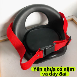 Yên rời ghế ngồi xe máy , xe 3 bánh trẻ em , yên nhựa CÓ NỆM ghế đôn ga , đã kèm ốc , YÊN NHỰA