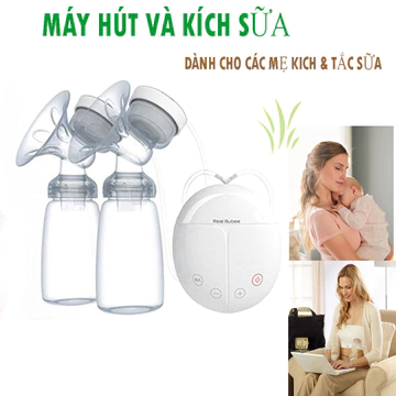Máy Hút Sữa,Máy Hút Sữa Điện Đôi, Máy Hút Sữa Điện Đôi 8 Mức Độ,Gải PhápTốt Nhất Dành Cho Các Mẹ Tắc Và Ít Sữa BH 1 ĐỔI1