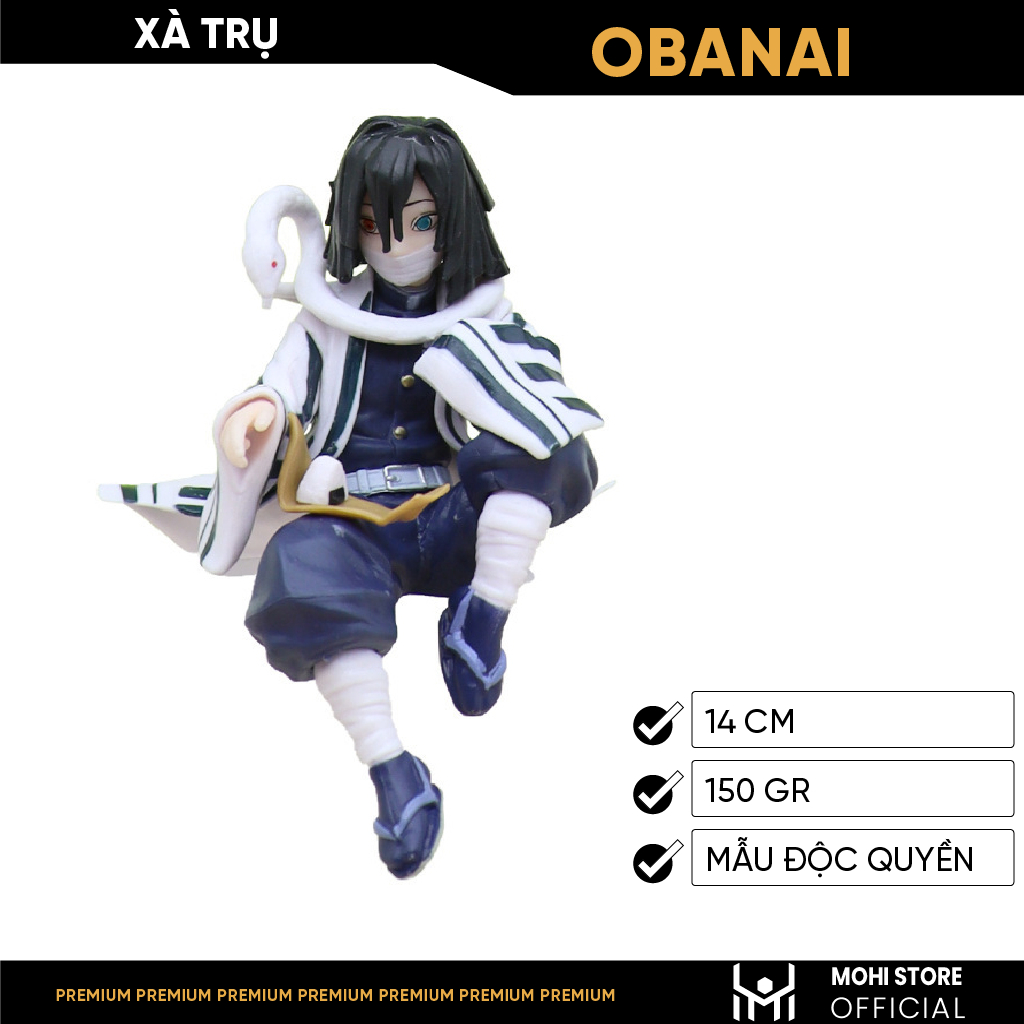 Mô Hình Kimetsu No Yaiba Xà Trụ Obanai dáng ngồi cao 14cm - Figure ...