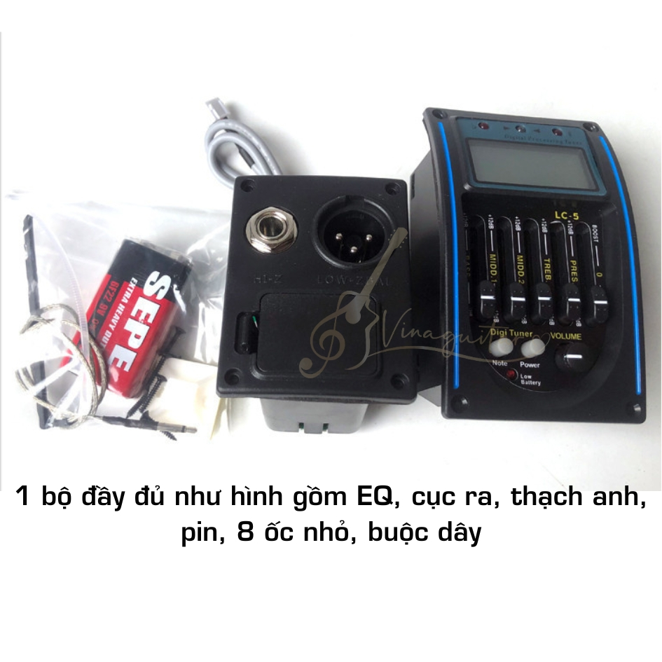 EQ Guitar LC5 Vinaguitar Phân Phối Chính Hãng Có Hỗ Trợ Lắp Đặt Giá