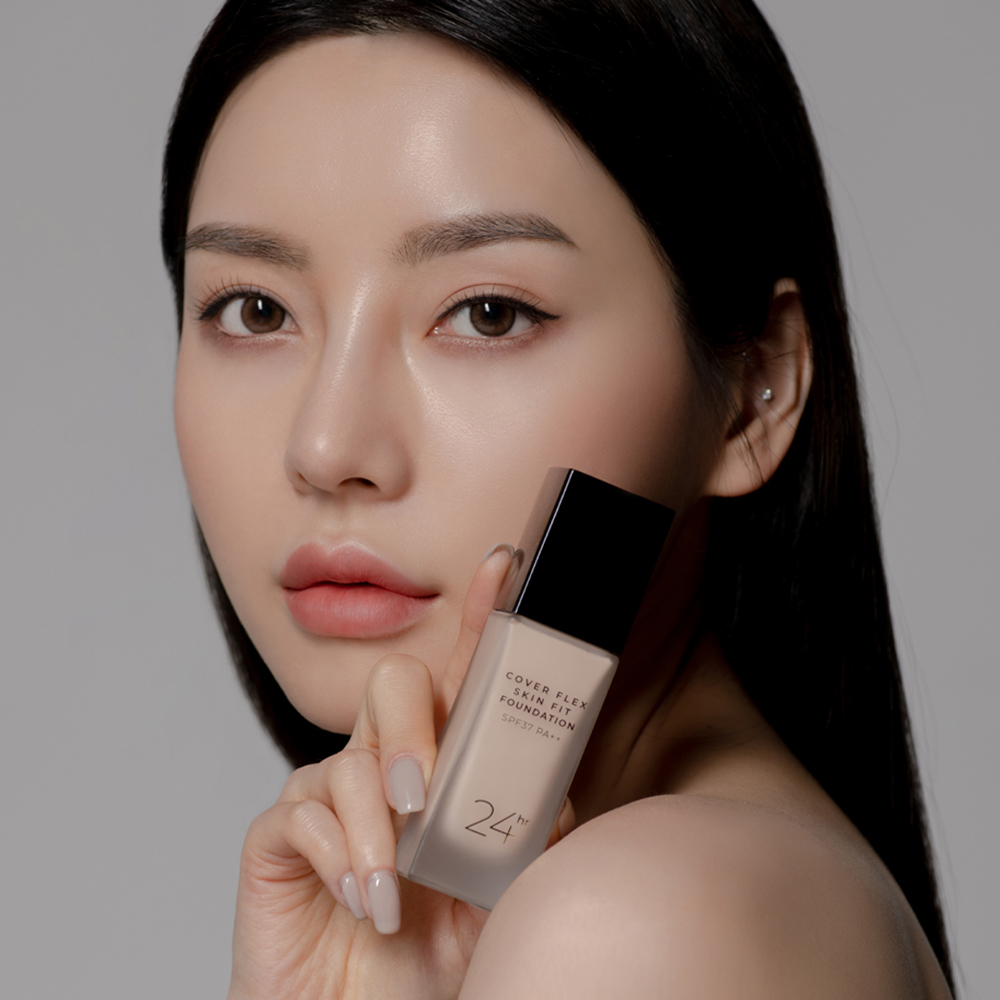 Kem Nền Lâu Trôi Che Khuyết Điểm B.O.M Cover Flex Skin Fit Foundation 30ml