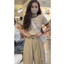 Set Áo Croptop mix Quần Kaki Kèm Đai