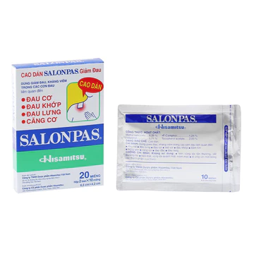 Salonpas - Cao dán giảm đau , Hộp 10-20 miếng