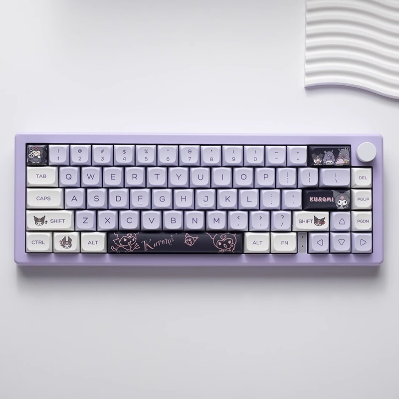 Keycap tím - Bộ Keycap Kuromi Cute - XDA profile - MOA Profile Nhựa PBT ...