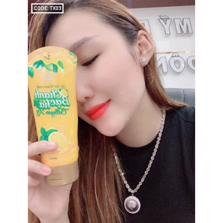 Gel Tẩy Tế Bào Chết Chanh Bạc Hà Collagen X3 200ml [Chính Hãng] Mỹ Phẩm Đông Anh