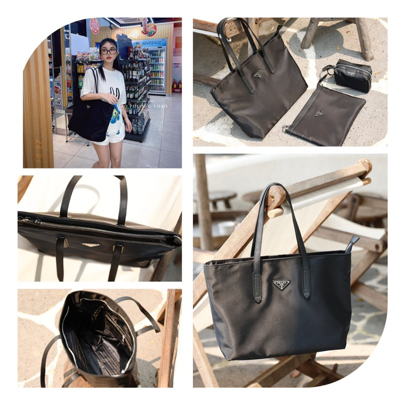 Tui xach Prada neverfull size 33cm v i du fullbox Shopee Vi t Nam