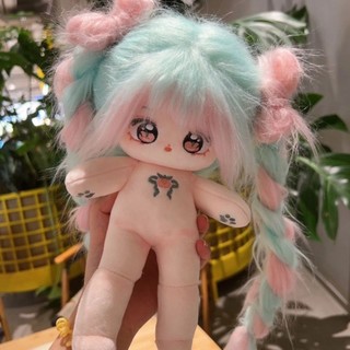 [ORD] Doll không thuộc tính tóc tơ 25cm có tai và đuôi - Búp bê không thuộc tính chân dài 25cm