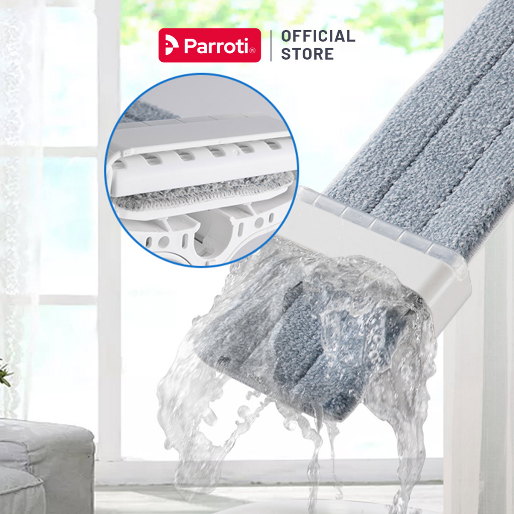 Ảnh Cây lau nhà tự vắt xoay 360 độ, chổi lau nhà thông minh, Cây lau nhà công nghiệp cỡ lớn  Parroti Magic - MG02 4